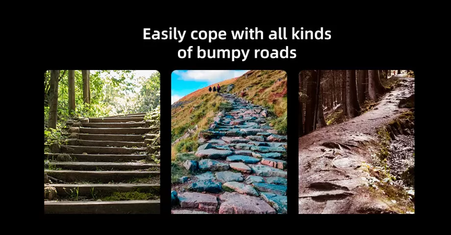 轻松应对各种颠簸的道路